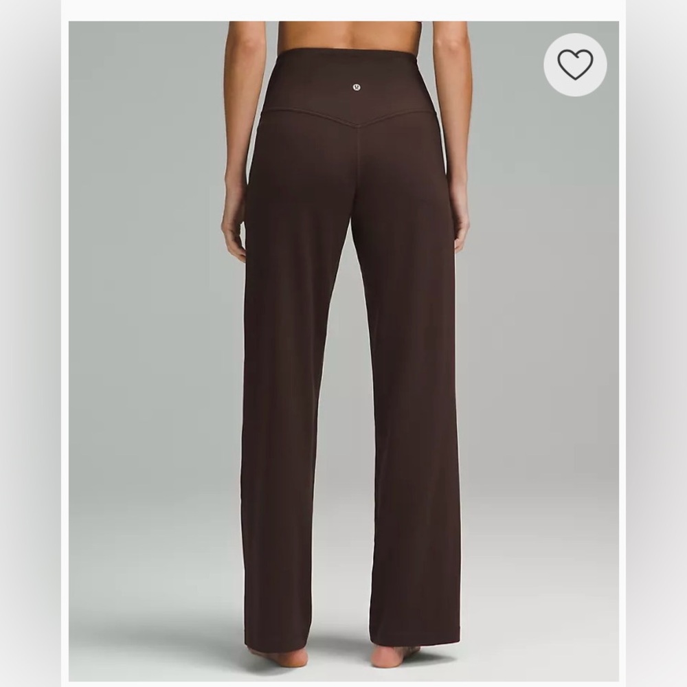 lululemon Align™ Hi Rise Wide-Leg Pant - Espresso, Size 14